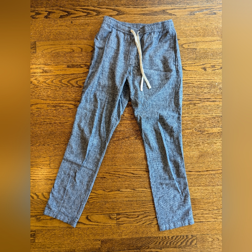 J. Crew Factory Linen/cotton blend drawstring pants (small)